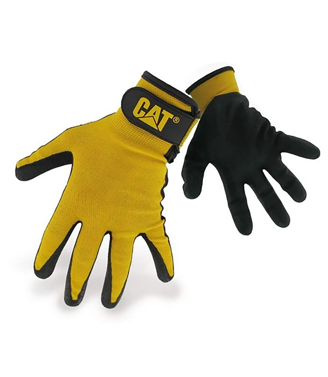 17416 gants en nylon recouverts de nitrile homme noir Caterpillar