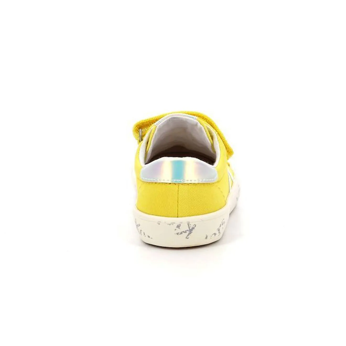 Baskets basses - KICKERS - Gody - Textile - Enfant - Mixte jaune - Kickers