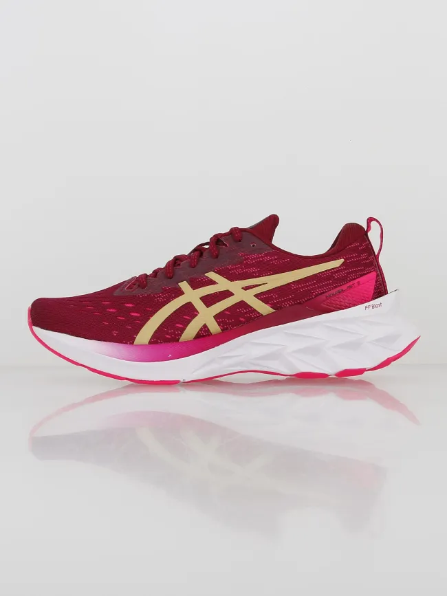 Baskets de running novablast 2 rose femme - Asics | wimod