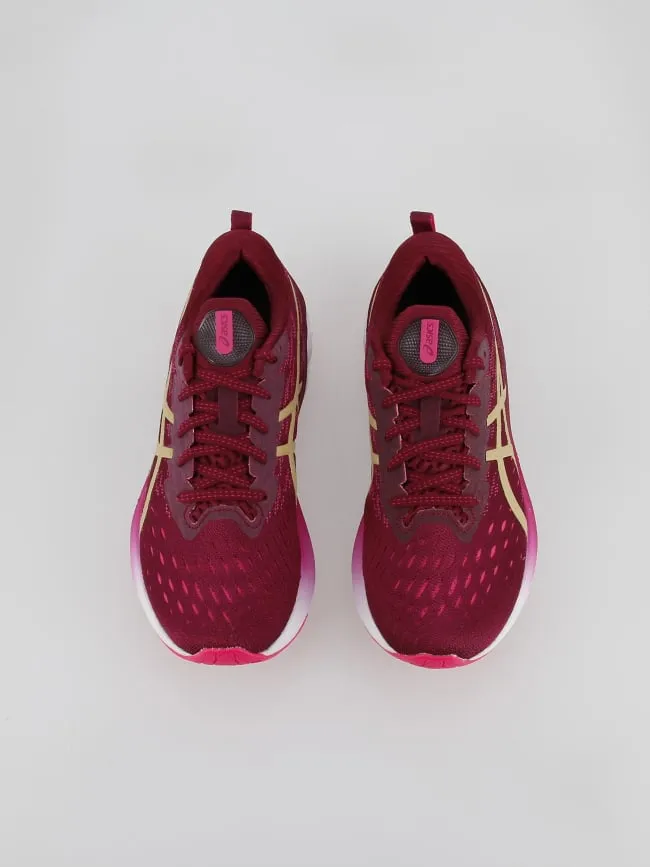 Baskets de running novablast 2 rose femme - Asics | wimod