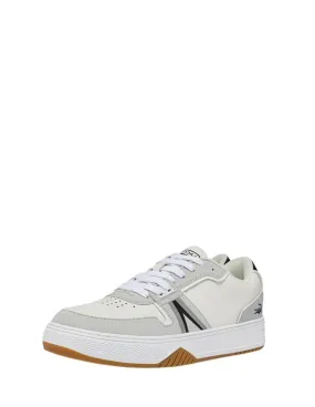 Baskets en cuir Homme Lacoste Ref 55699  Blanc/Noir