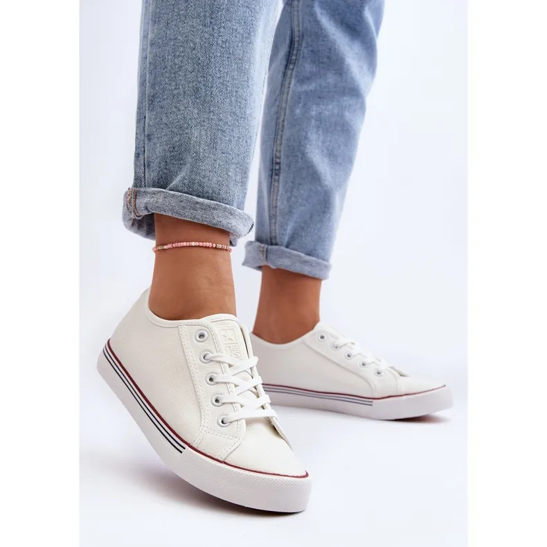 Baskets En Cuir Écologique Pour Femme Blanc Lirean blanche