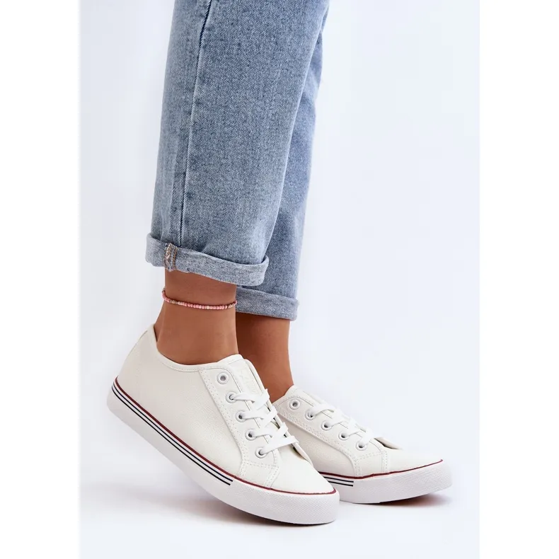 Baskets En Cuir Écologique Pour Femme Blanc Lirean blanche