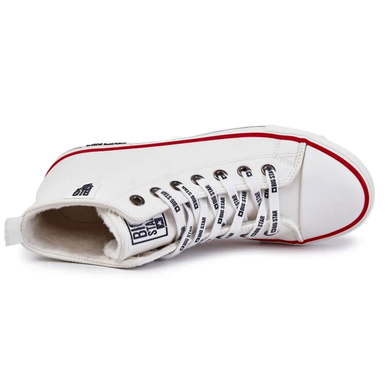 Baskets Hautes Isolées Homme Big Star KK274345 Blanc blanche