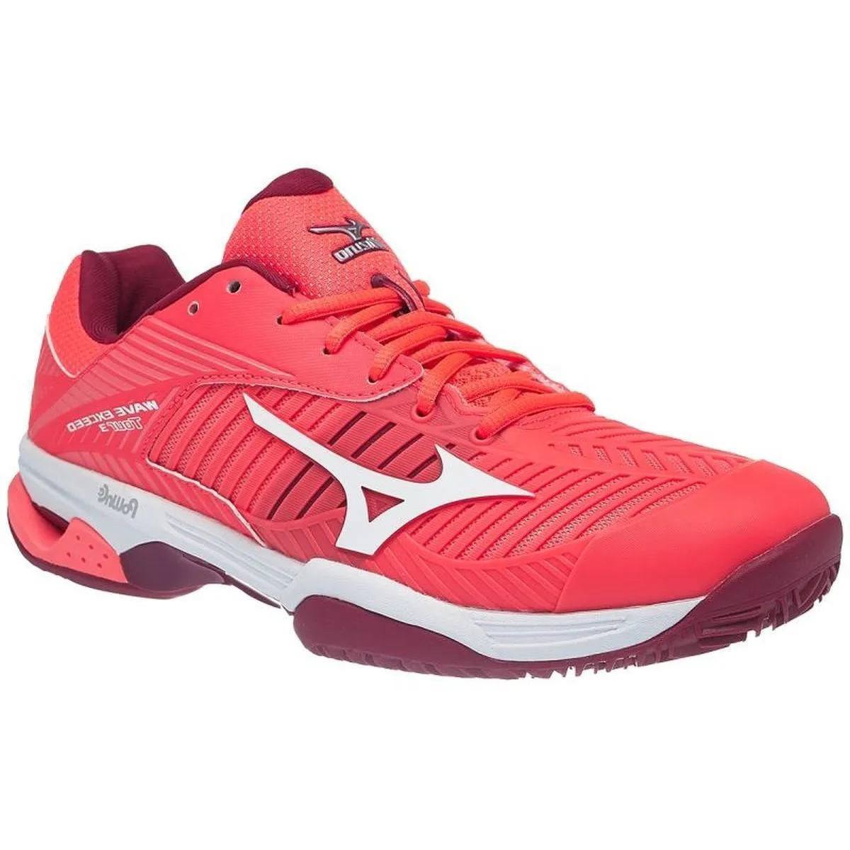 Baskets mode Mizuno wave exceed tour 3 cc rouge