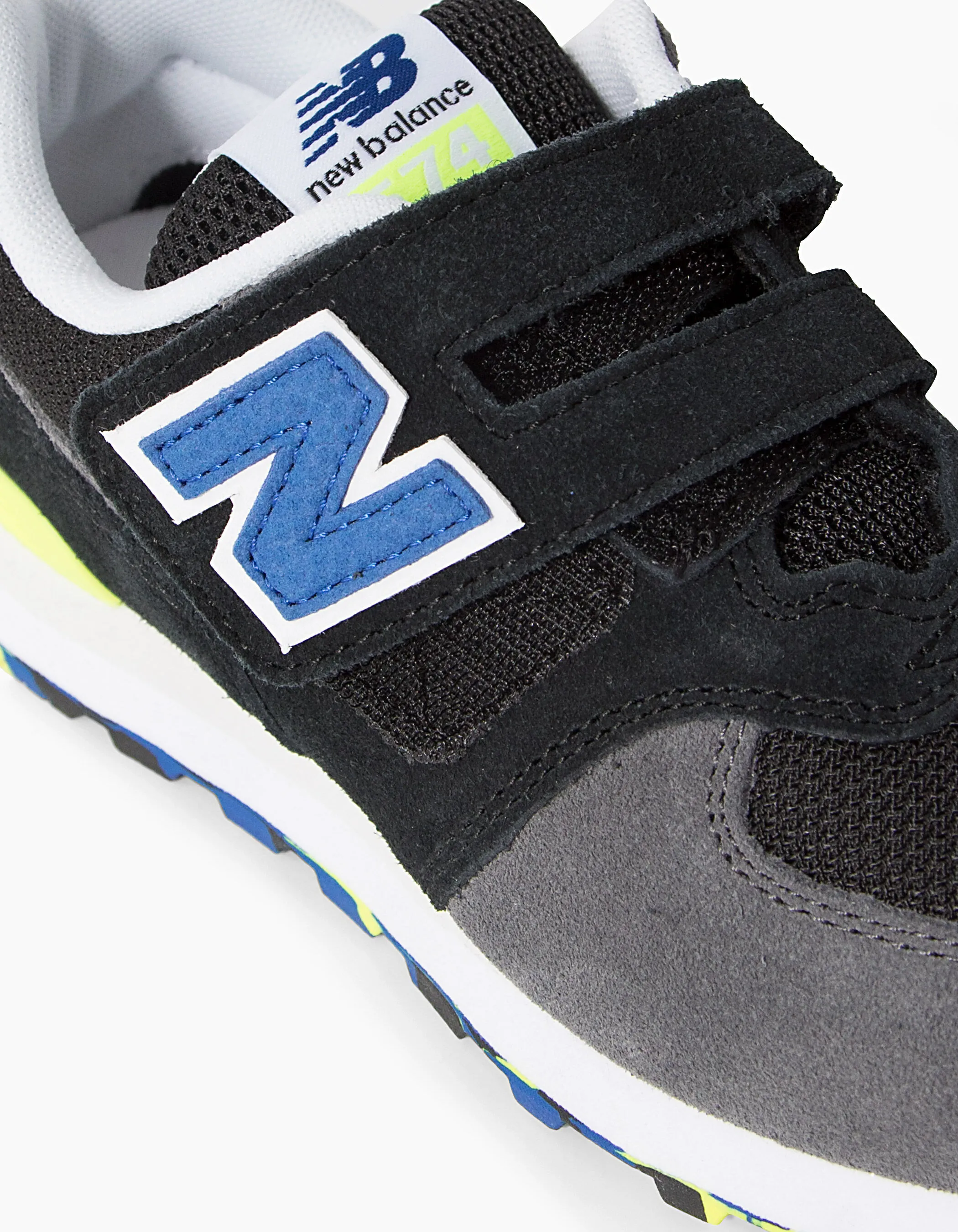 Baskets NEW BALANCE® noires à scratch garçon