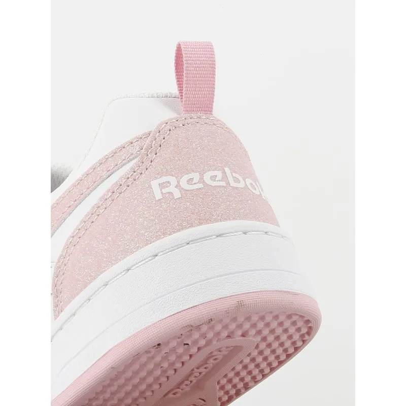 Baskets royal prime 2.0 pailletes rose blanc fille - Reebok | wimod