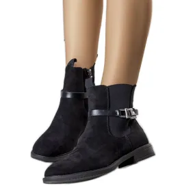 BM Bottes classiques isolées noires d'Odila le noir