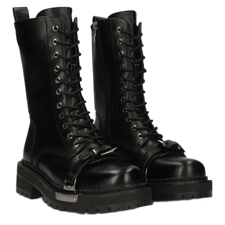 Bottes hautes élégantes noires Extreme Filippo DBT4075 le noir