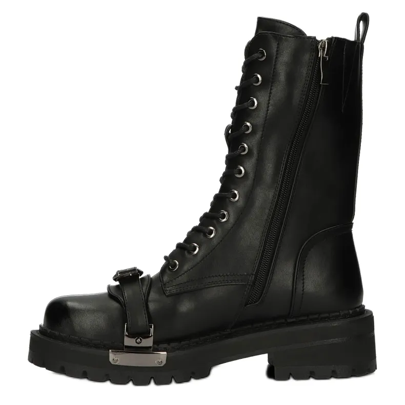 Bottes hautes élégantes noires Extreme Filippo DBT4075 le noir