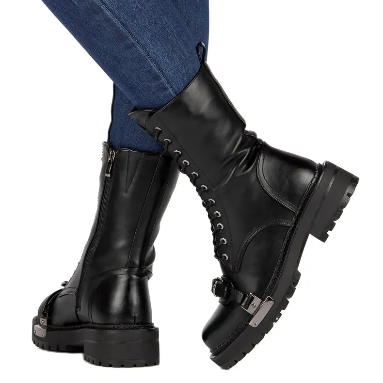 Bottes hautes élégantes noires Extreme Filippo DBT4075 le noir