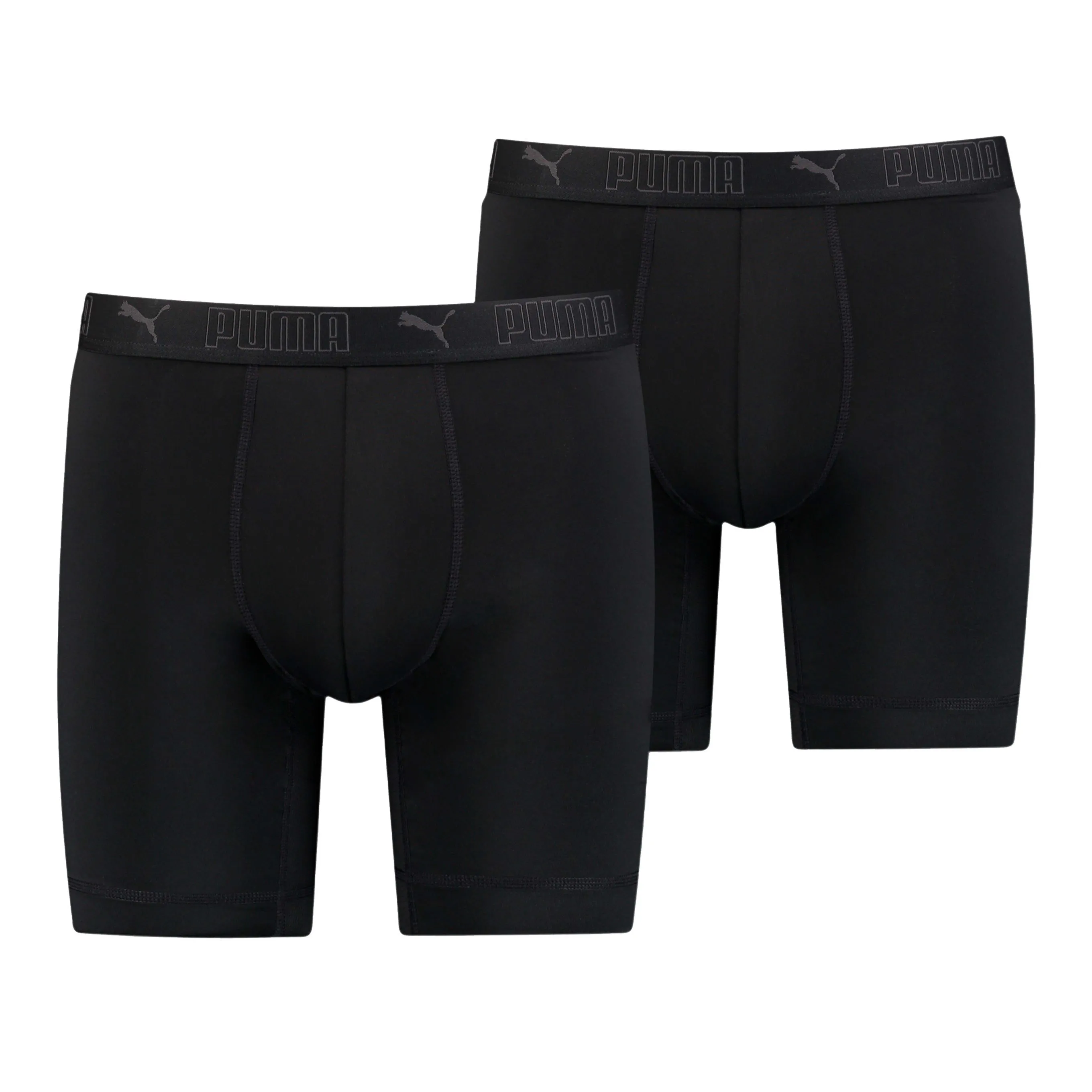 Boxer sport long en microfibre PUMA (lot de 2) - noir - Puma : vent...