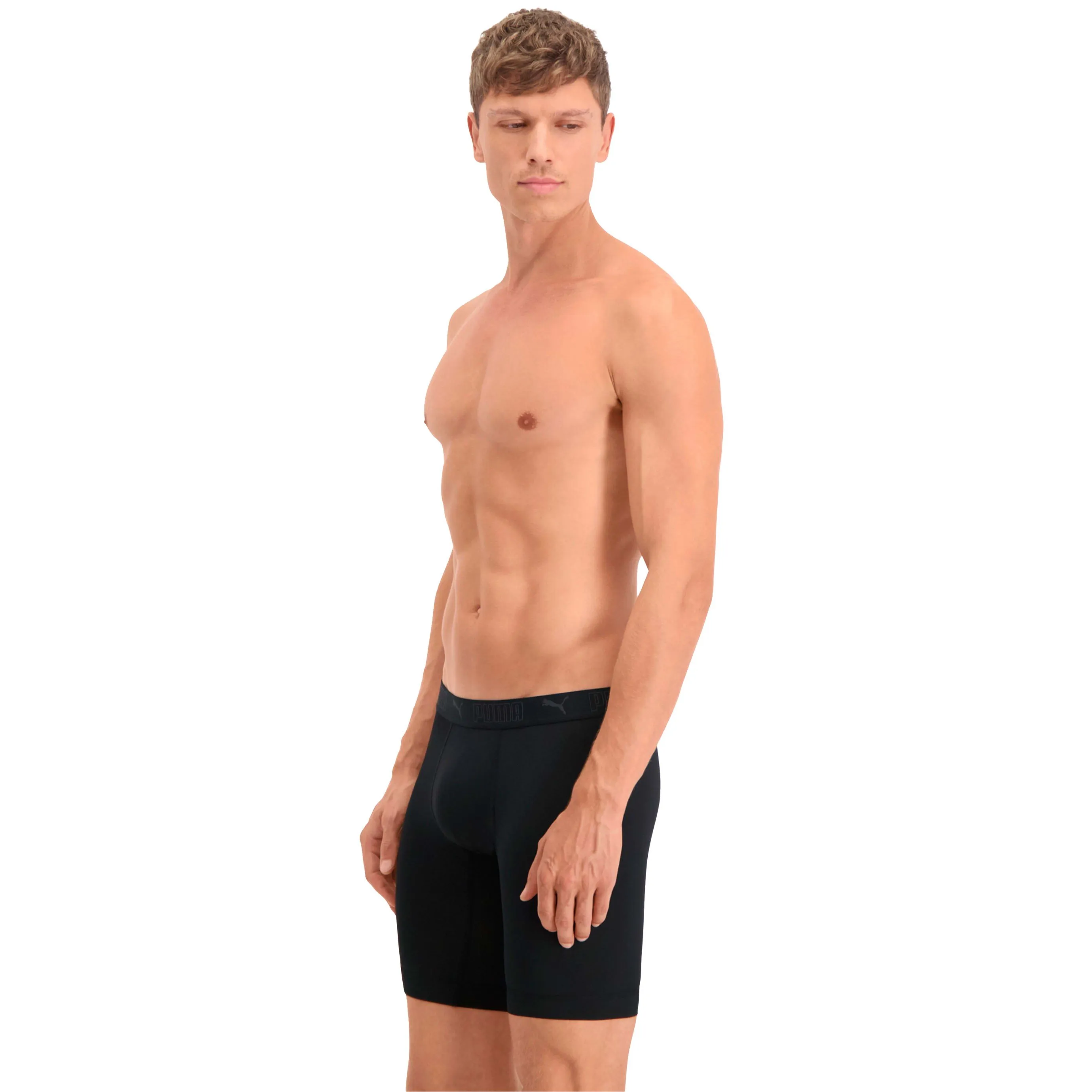 Boxer sport long en microfibre PUMA (lot de 2) - noir - Puma : vent...