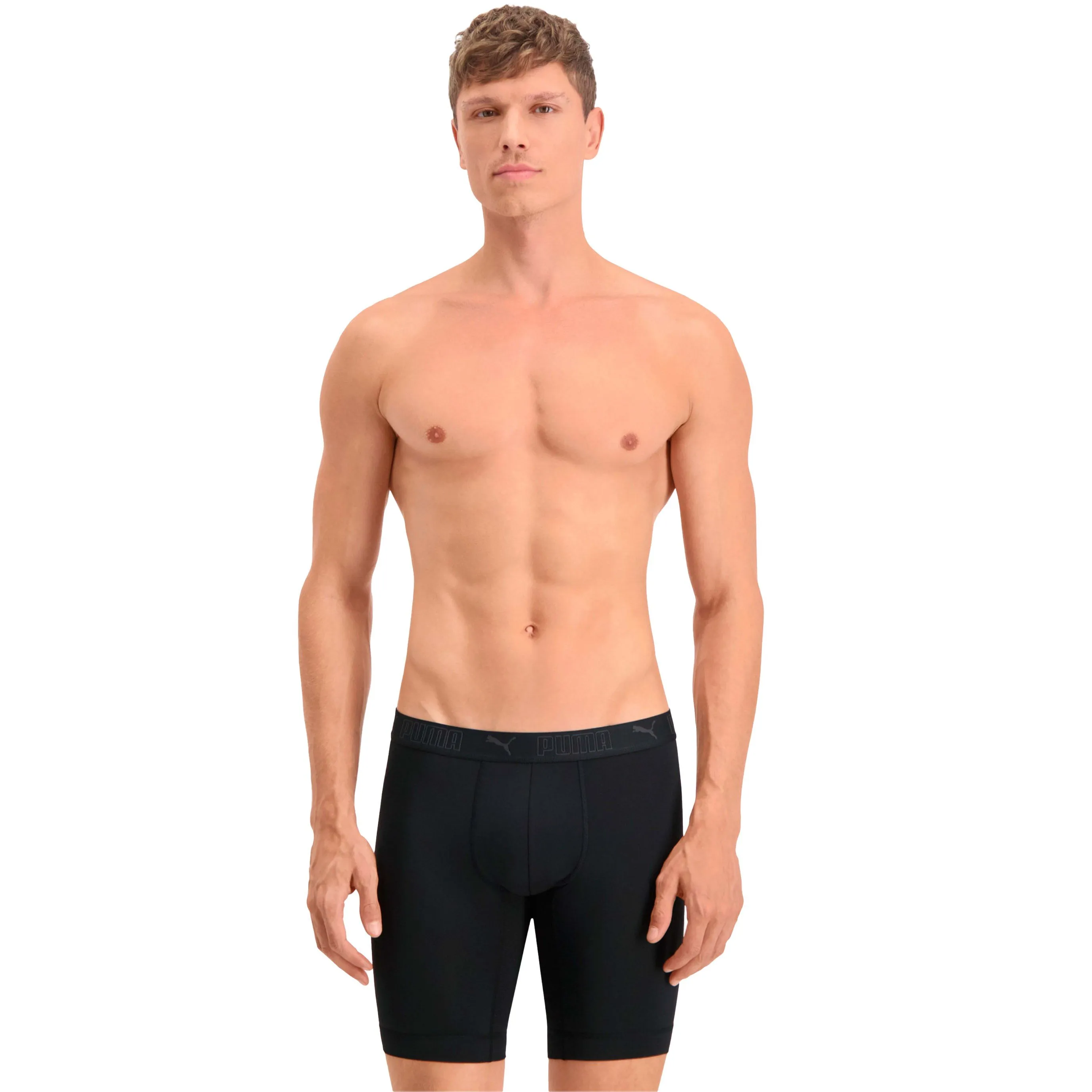 Boxer sport long en microfibre PUMA (lot de 2) - noir - Puma : vent...