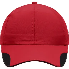 Casquette allure sportive - MB6203 - rouge et charbon 