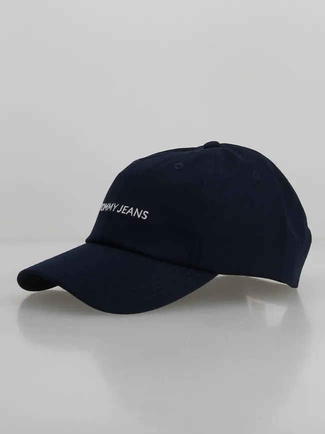 Casquette linear logo bleu marine femme - Tommy Jeans | wimod