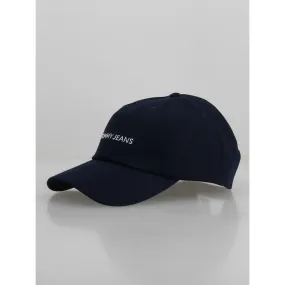 Casquette linear logo bleu marine femme - Tommy Jeans | wimod