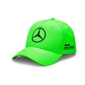 Casquette MERCEDES AMG Spéciale Lewis Hamilton verte