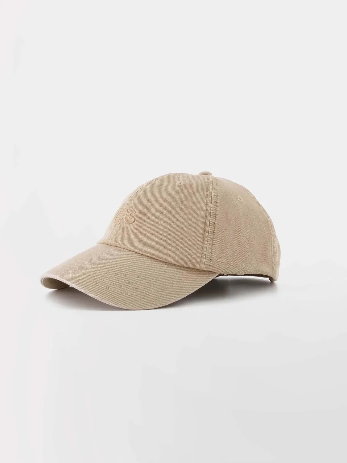 Casquette Mixte En Coton Beige tbs