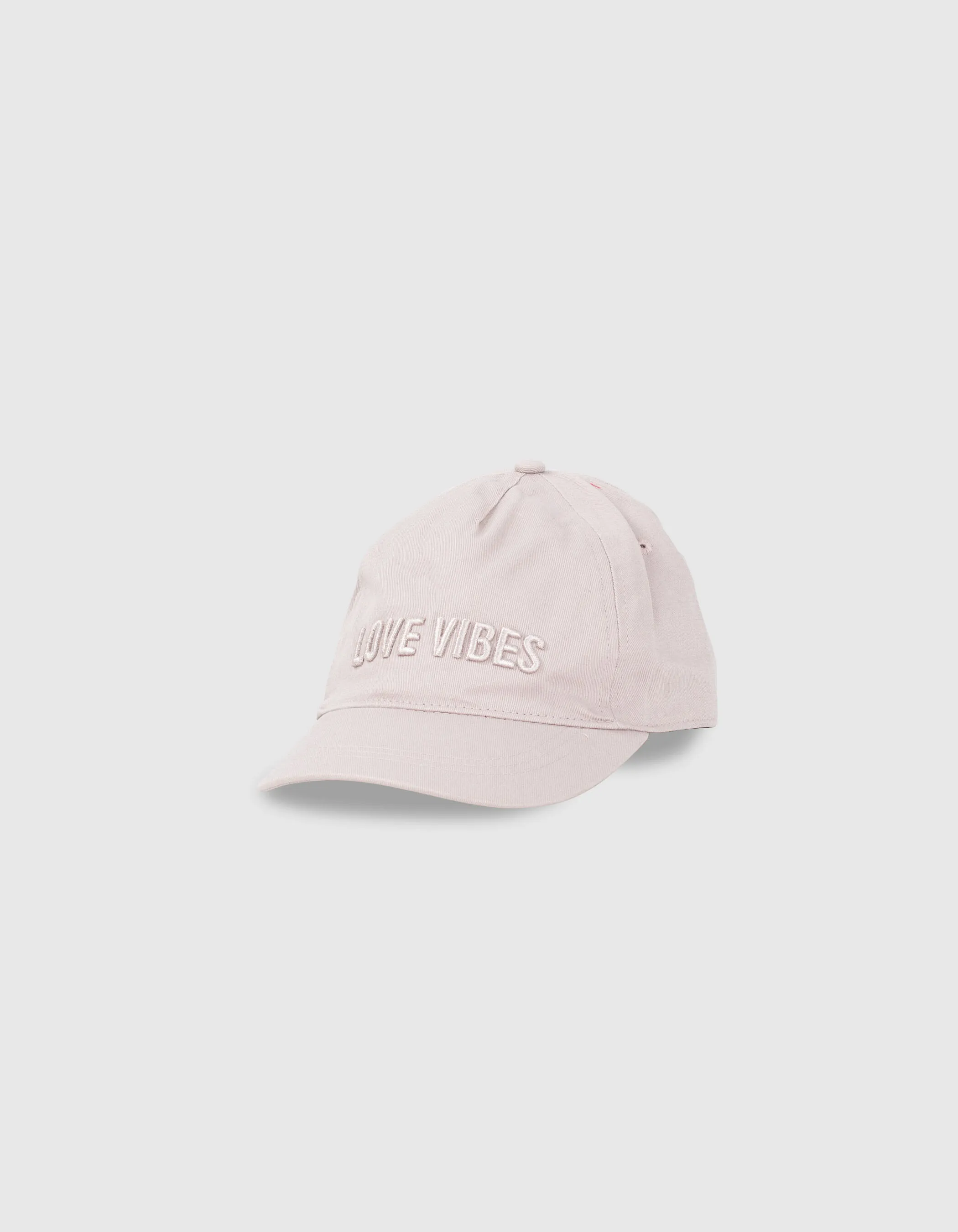 Casquette parme avec broderies 3D fille