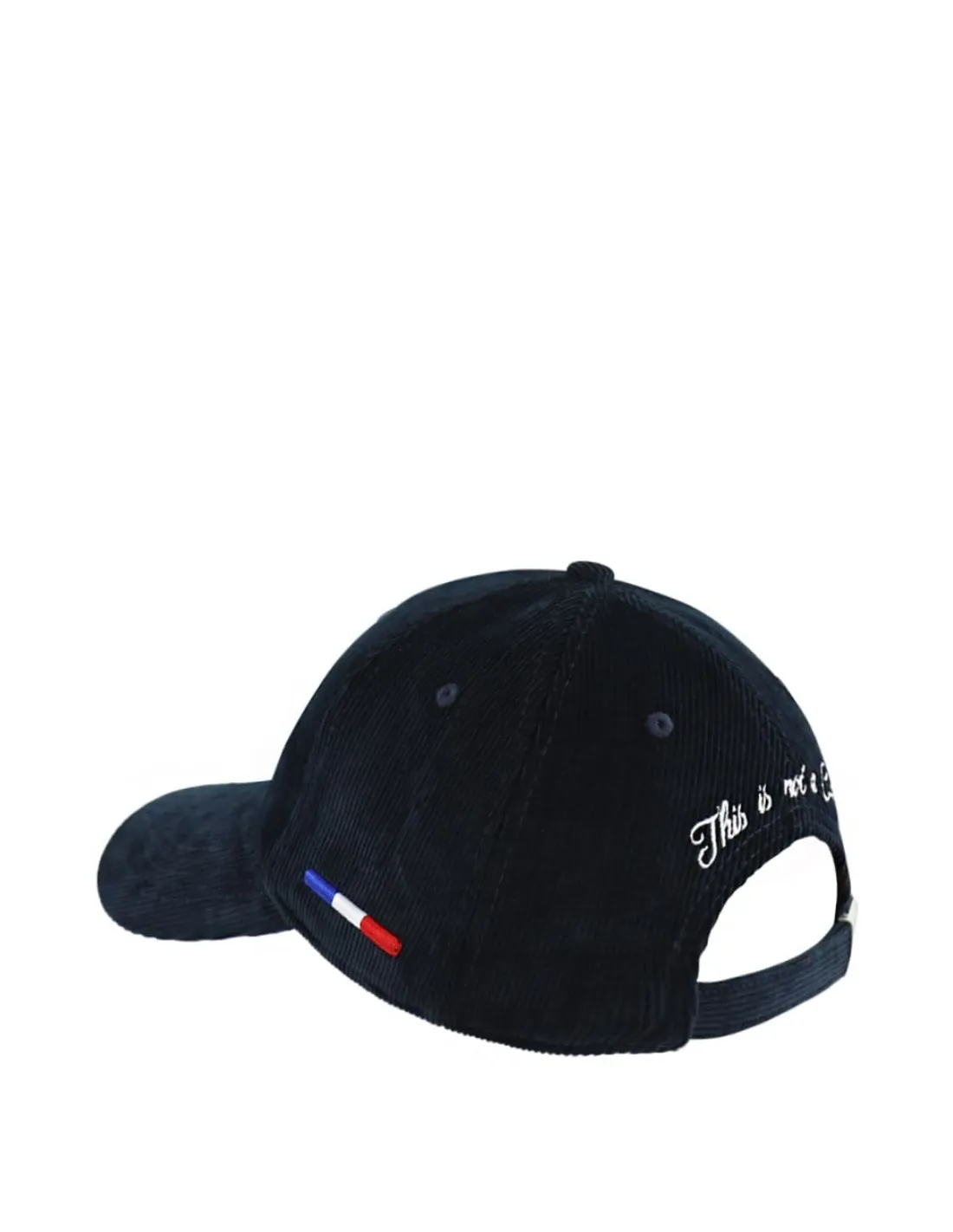 Casquette velours cotele LXH Ref 60995 bleu marine