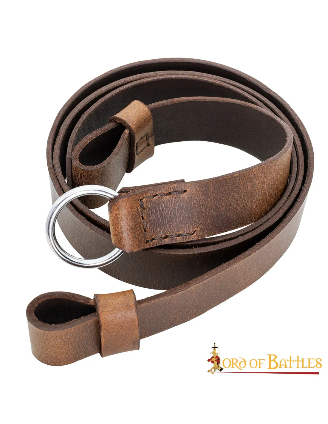 Ceinture d'épée en cuir marron ⚔️ Boutique Épées