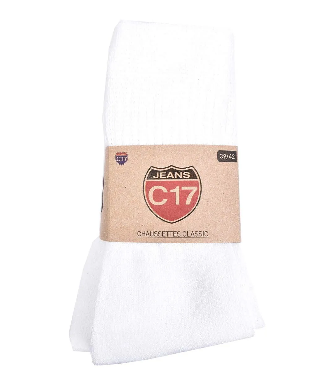 Chaussettes homme C17 JEANS Confort et qualité -Assortiment modèles photos selon arrivages- Pack de 6 paires C17 jeans Tennis Bl