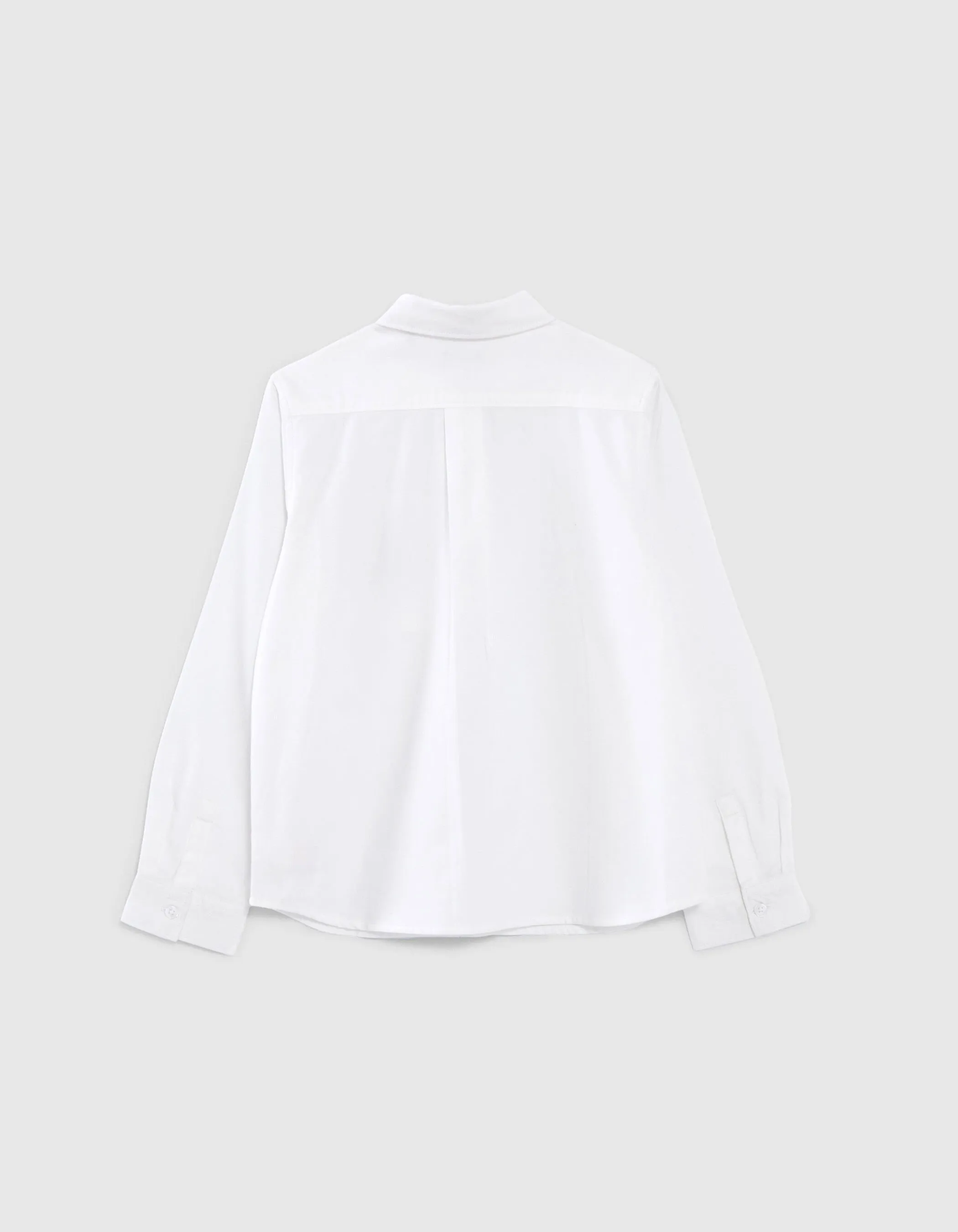 Chemise blanche cérémonie avec pochette garçon