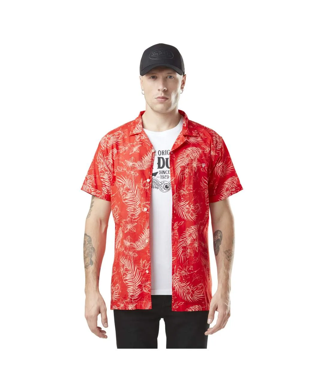 Chemise homme à fleurs Flower en coton Vondutch