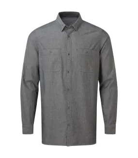 Chemise organic fairtrade certified homme denim gris Premier