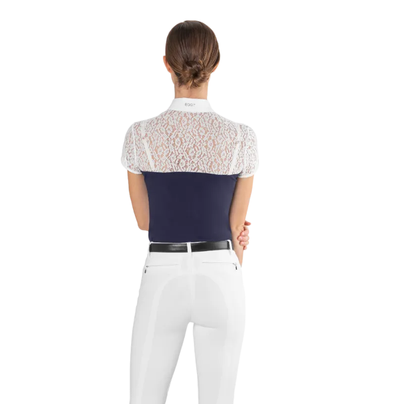 Ego7 - Polo de concours manches courtes femme Florentine marine