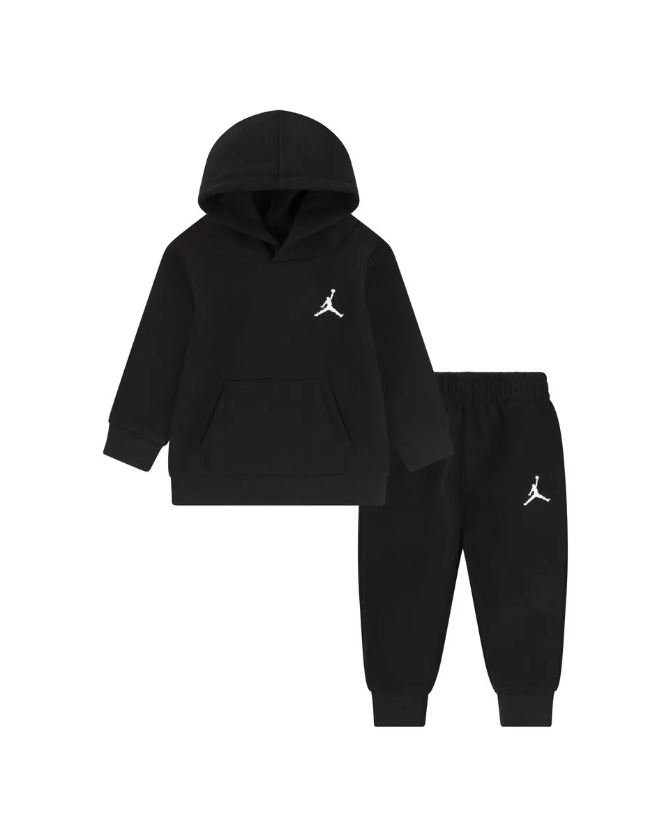 Ensemble sweat et pantalon Bébé garçon MJ ESSENTIALS FLC PO SET Noir