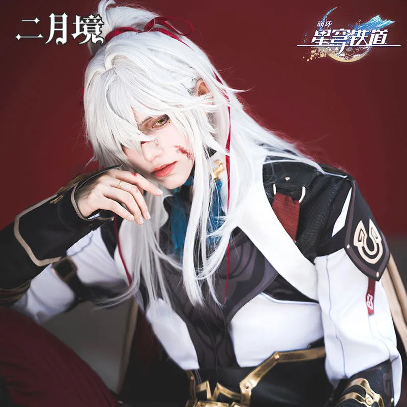 Février jingyuan cosplay vêtements effondrement étoile dôme chemin de fer fée bateau luo fuyun équitation général jeu costume