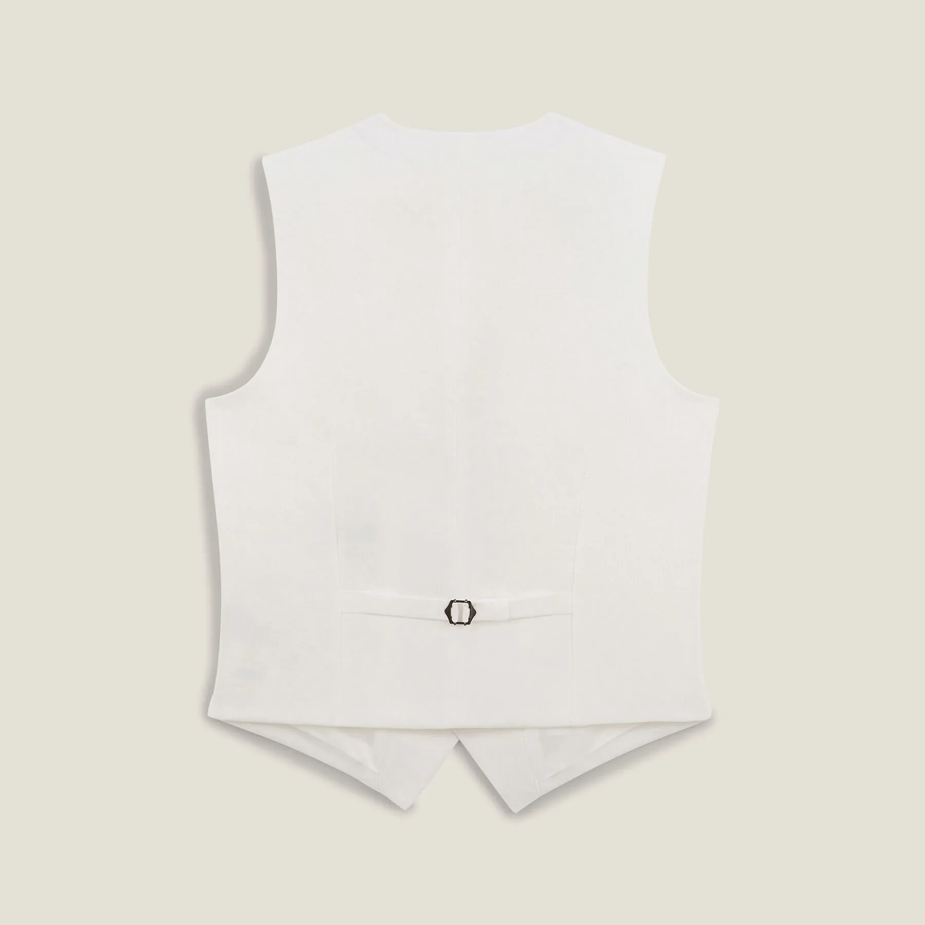 Gilet de costume contenant du lin slim Blanc | Jules