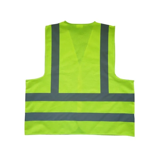 Gilet de sécurité jaune fluo pour adulte