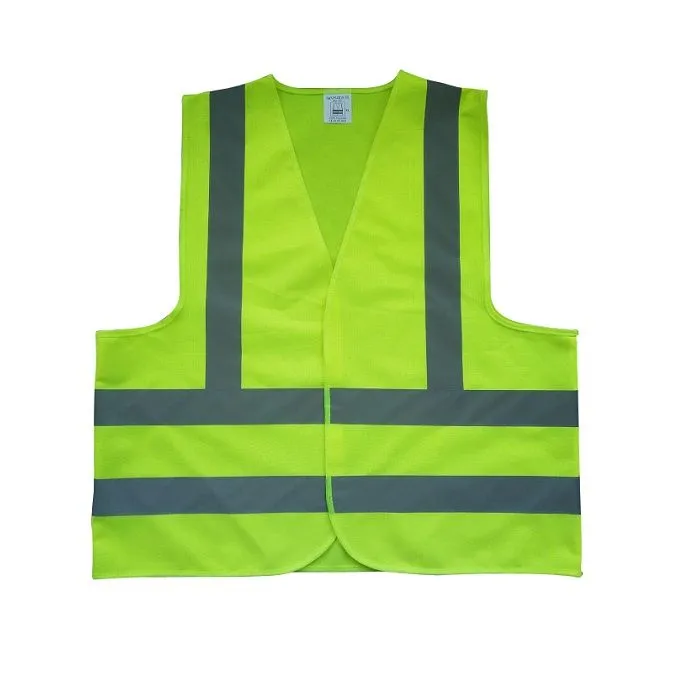 Gilet de sécurité jaune fluo pour adulte