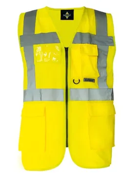 Gilet de sécurité zippé - Chasuble KX802 KXMF - jaune signal 