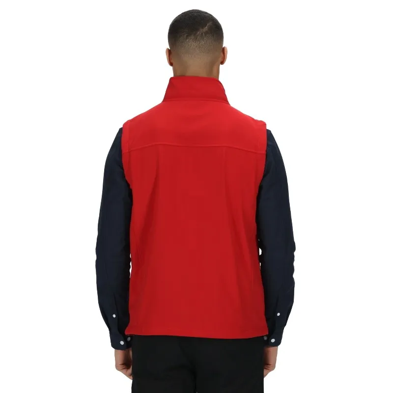 Gilet sans manche softshell souple coupe droite 2 couches 270 grs-m2 Flux homme Regatta