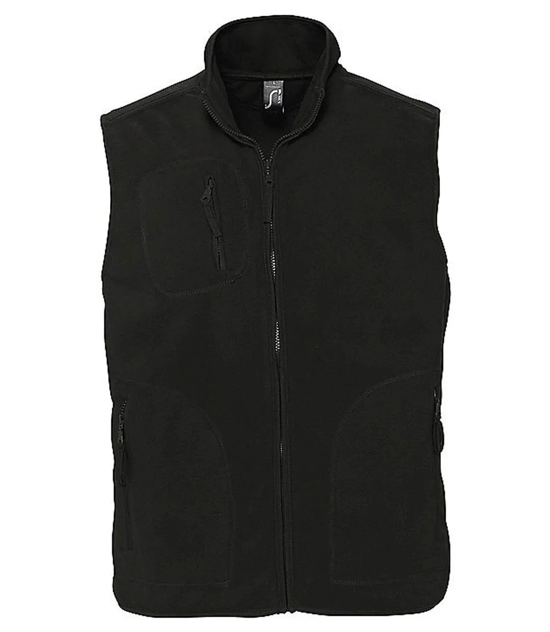 Gilet sans manches bodywarmer polaire unisexe - 51000 - noir