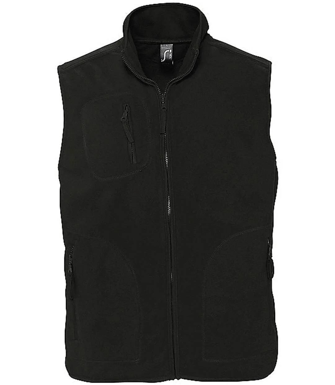 Gilet sans manches bodywarmer polaire unisexe - 51000 - noir