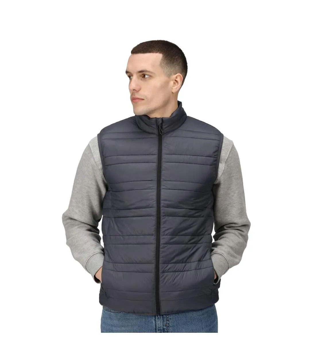 Gilet sans manches fire homme gris foncé/noir Regatta