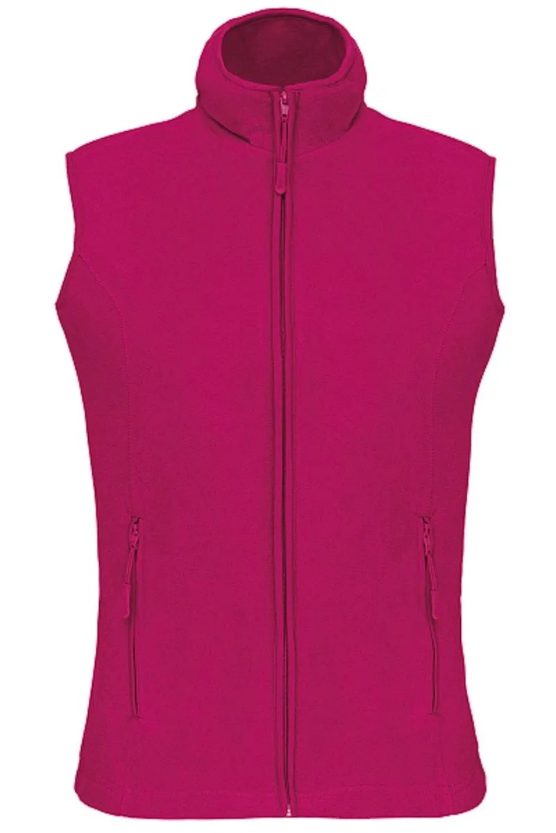 Gilet sans manches micro polaire femme - K906 - rose fuchsia 