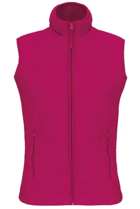 Gilet sans manches micro polaire femme - K906 - rose fuchsia 