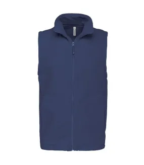 Gilet sans manches micro polaire homme - K913 - bleu deep blue