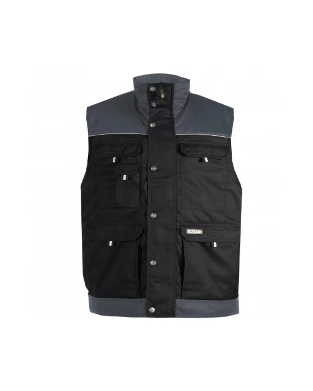 Gilet sans manches polaire Hulst noir et gris - DASSY