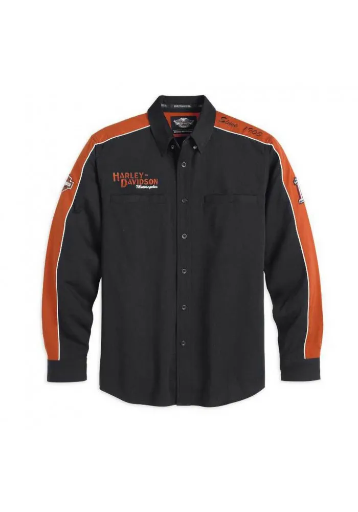 Harley Davidson Homme Prestige Chemise Manches Longues 99073-13VM