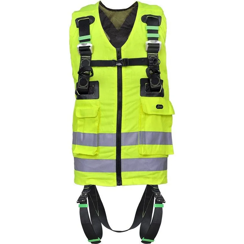 Harnais de sécurité avec gilet fluo - KRATOS