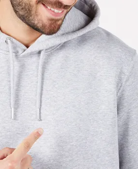 Hoodie homme Baiser et message brodé personnalisé