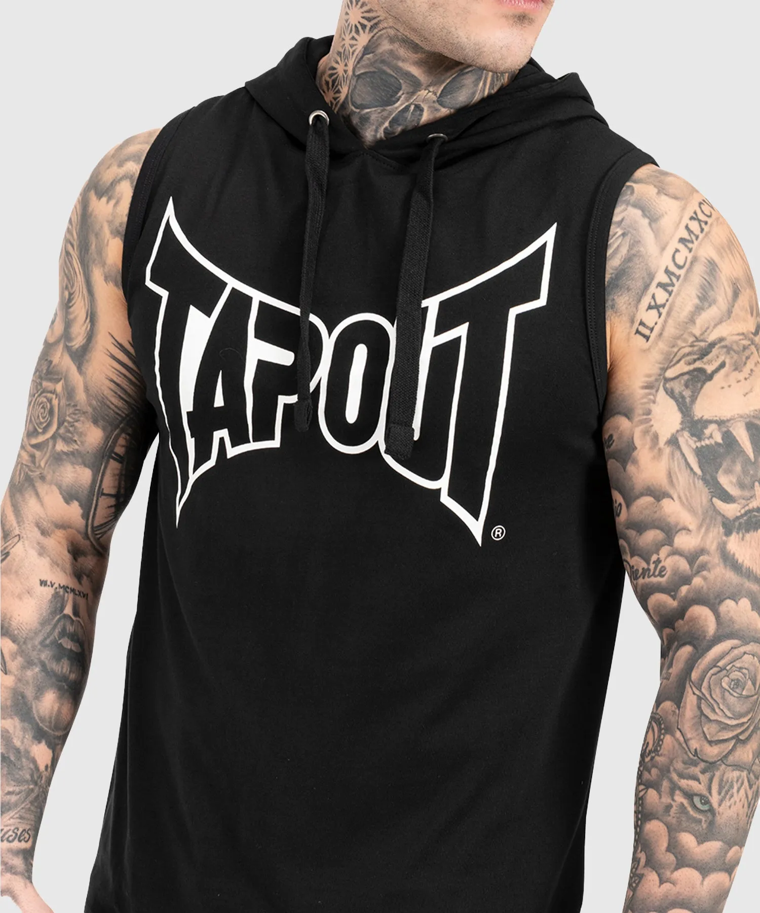 Hoodie Sans Manches Tapout Alemada Hood - Noir/Blanc