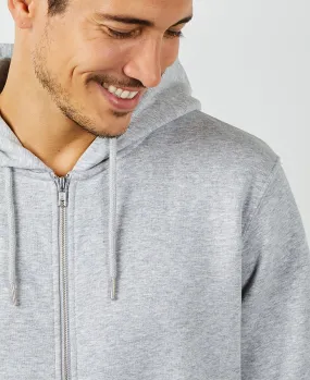 Hoodie zippé homme Animal brodé personnalisé